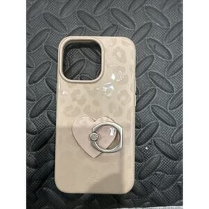 Velvet Caviar I Phone 14 Pro Case (Nude Leopard)
